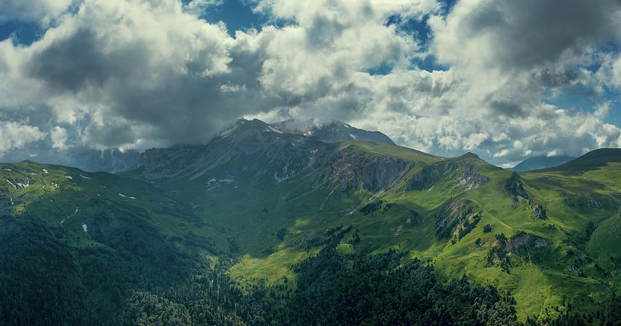 Oshten mount in Caucasus Mountains Photograph by Mikhail Kokhanchikov