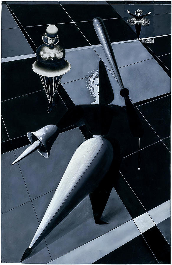 oskar schlemmer abstract figure