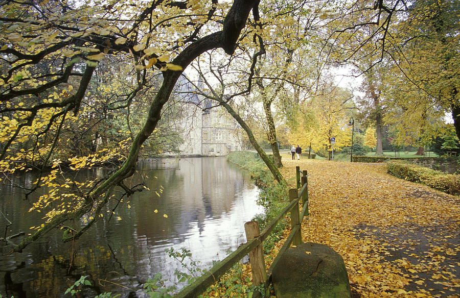 Osnabruecker country, Germany, Autumn walk along the Schelenburg Photograph by Mel Stuart