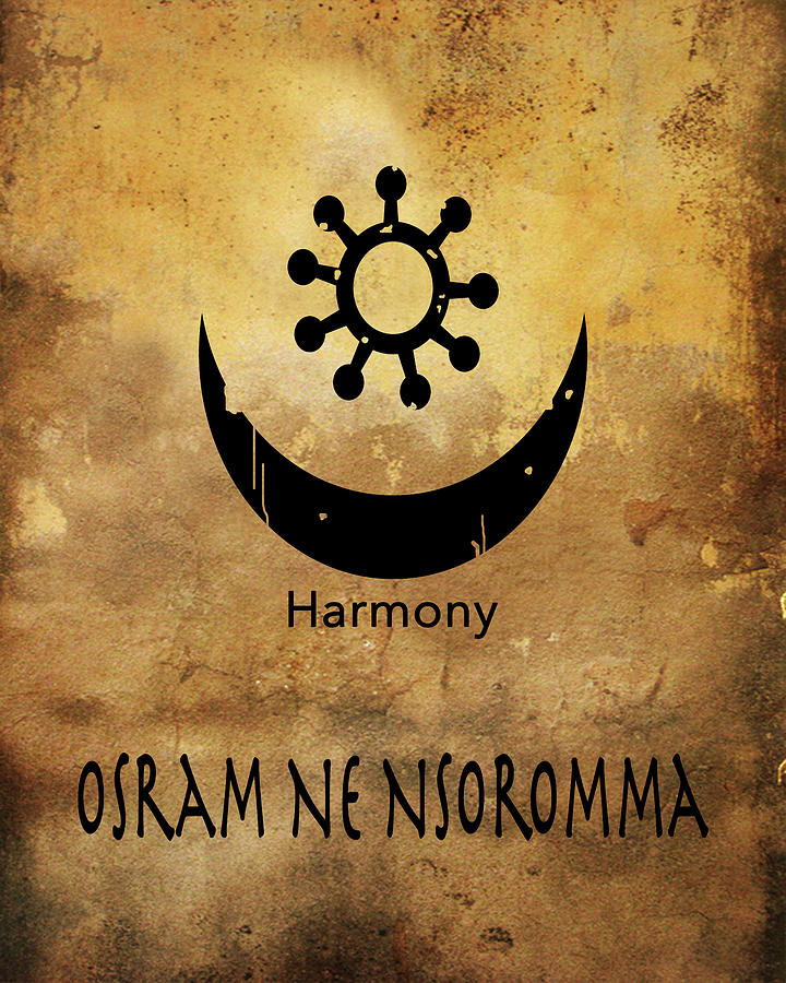 Osram Ne Nsoromma Adinkra Symbol Digital Art by Kandy Hurley