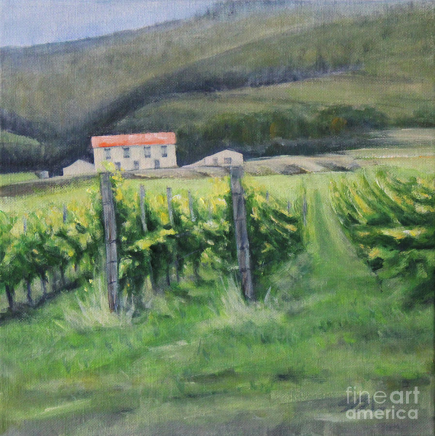 Osteria Vista Painting by Jane See
