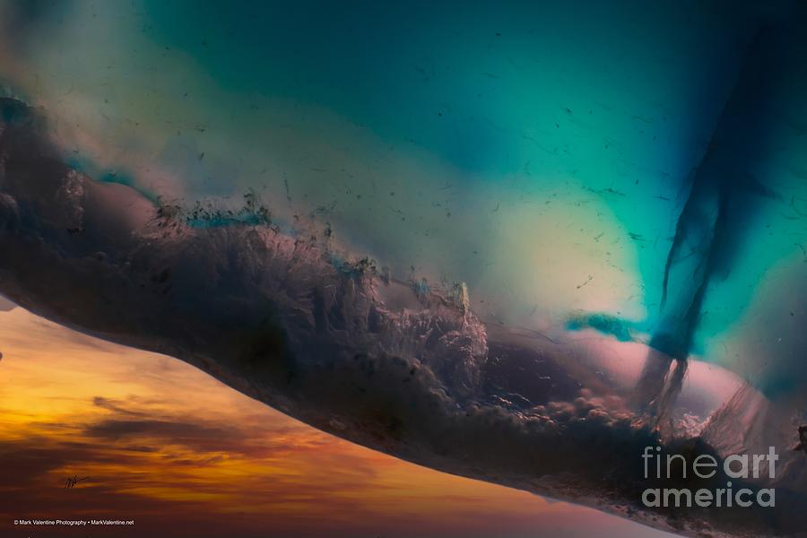 Other Worlds - A Sunset Digital Art by Mark Valentine