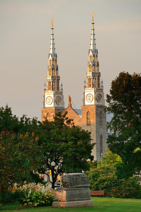 Ottawa Notre Dame Basilica Photograph by Songquan Deng