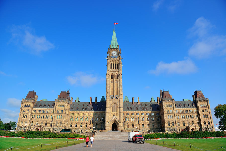 Ottawa Parliament Hill building Photograph by Songquan Deng