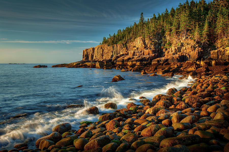 Acadia National Park Photograph - Otter Cliff 2461 by Greg Hartford
