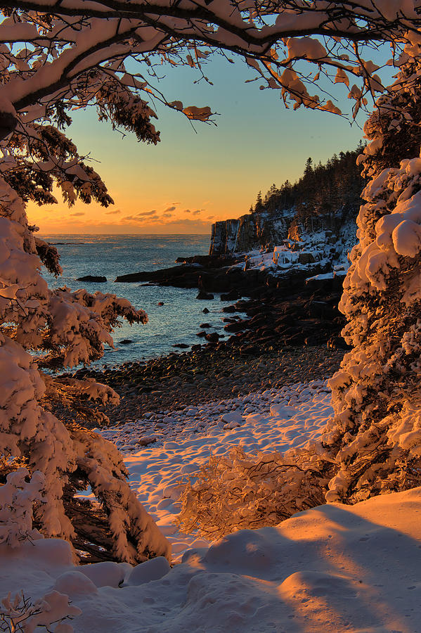Acadia National Park Photograph - Natures Frame by Stephen Vecchiotti
