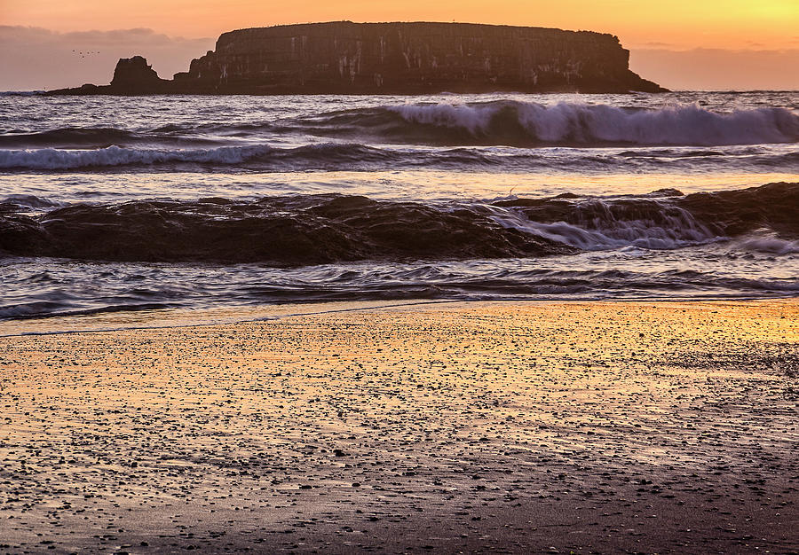 Sunset Photograph - Otter Crest Beach 12 by Frank Barnitz
