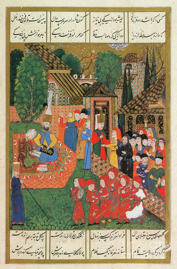 Ottoman Devsirme Drawing by Granger