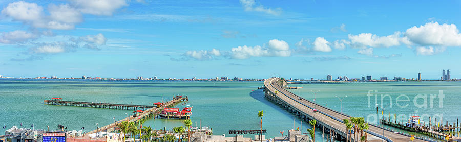 Oueen Isabella Memorial Causeway Panorama 2  Photograph by Bee Creek Photography - Tod and Cynthia