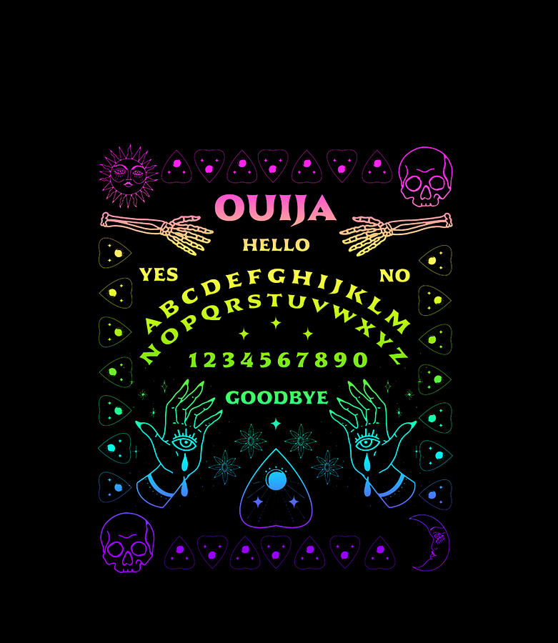 Ouija Board Pastel Goth Witchcraft Witch Wicca Tarot Spirit Digital Art