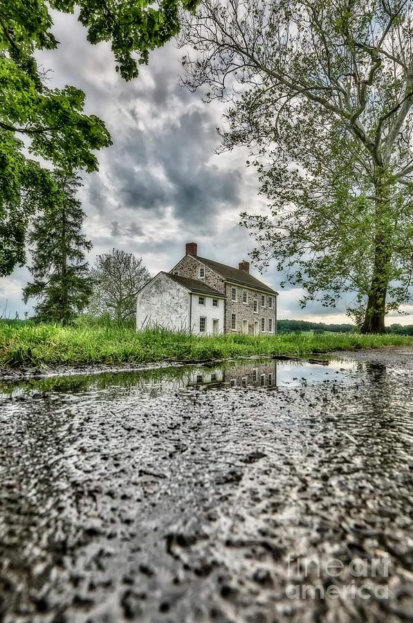 Ould country structure reflection 1 Photograph by Howard Roberts