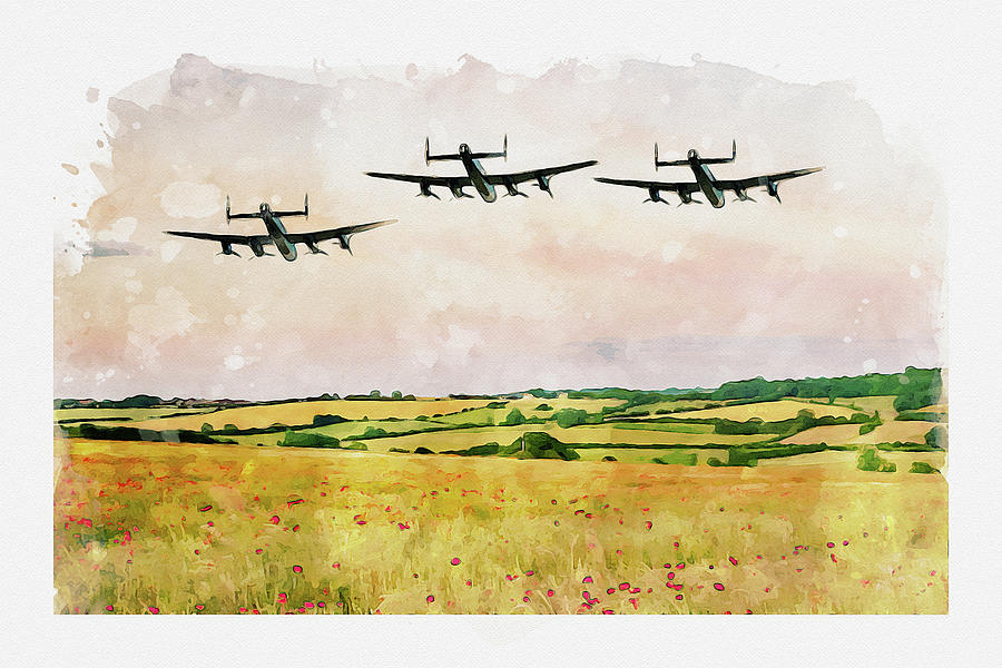 Our Bomber Boys Digital Art by Airpower Art