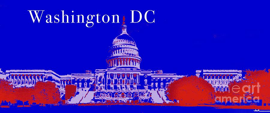 Washington Painting - Our Capitol by Jack Bunds Washington Painting - Our Capitol by Jack Bunds