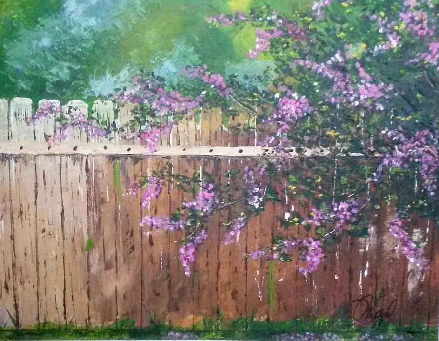 Our Fence Painting by Mike Gonzalez