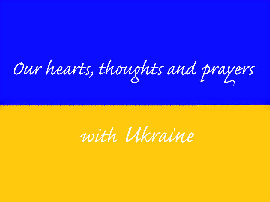 Our Hearts with Ukraine Photograph by Emmy Marie Vickers