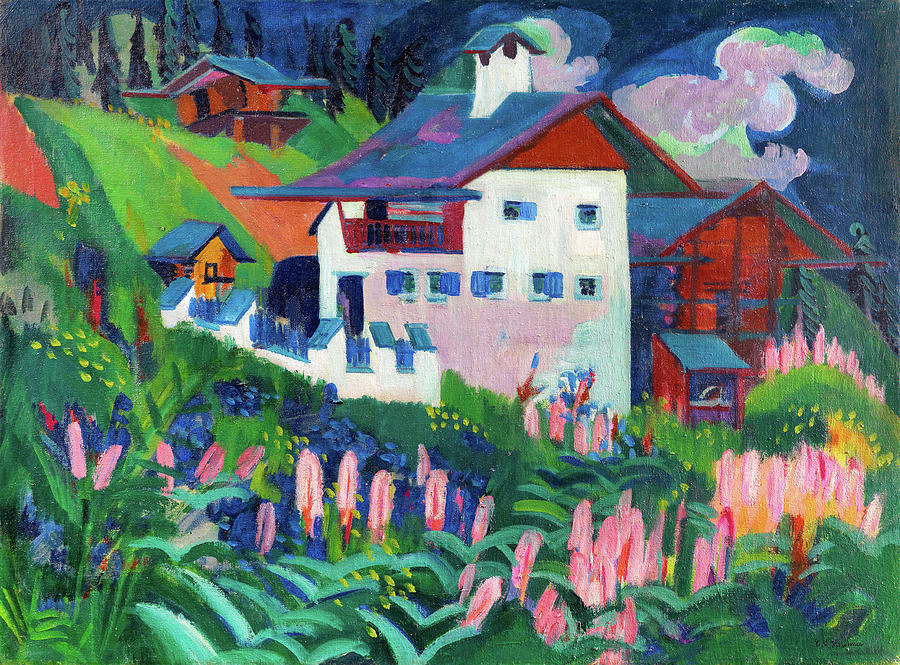 Our House Painting by Ernst Ludwig Kirchner