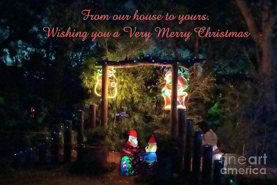 Our House to Yours Photograph by Elaine Teague