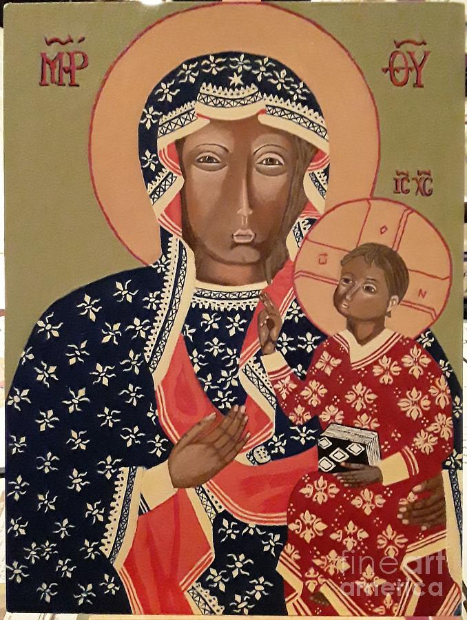 Our Lady of Chestohova  Painting by Sherrie Winstead
