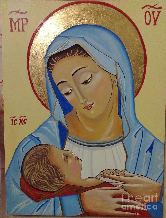 Our Lady of Divine Providence  Painting by Sherrie Winstead
