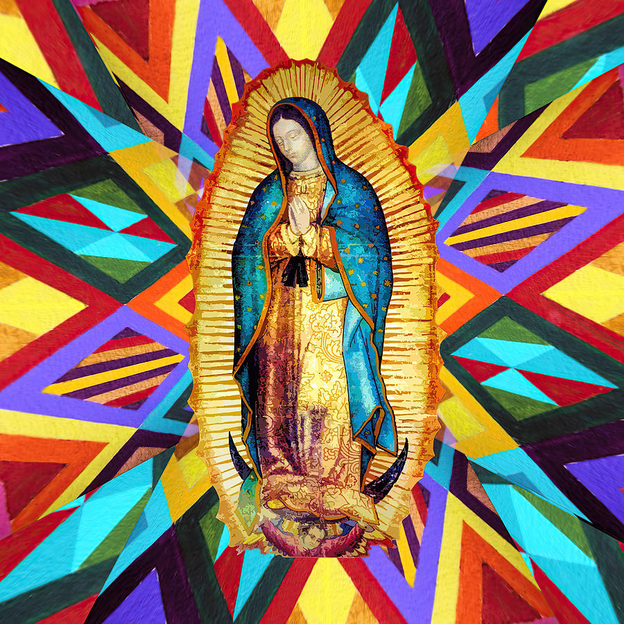 Our Lady of Guadalupe Mixed Media by Gabby Dreams