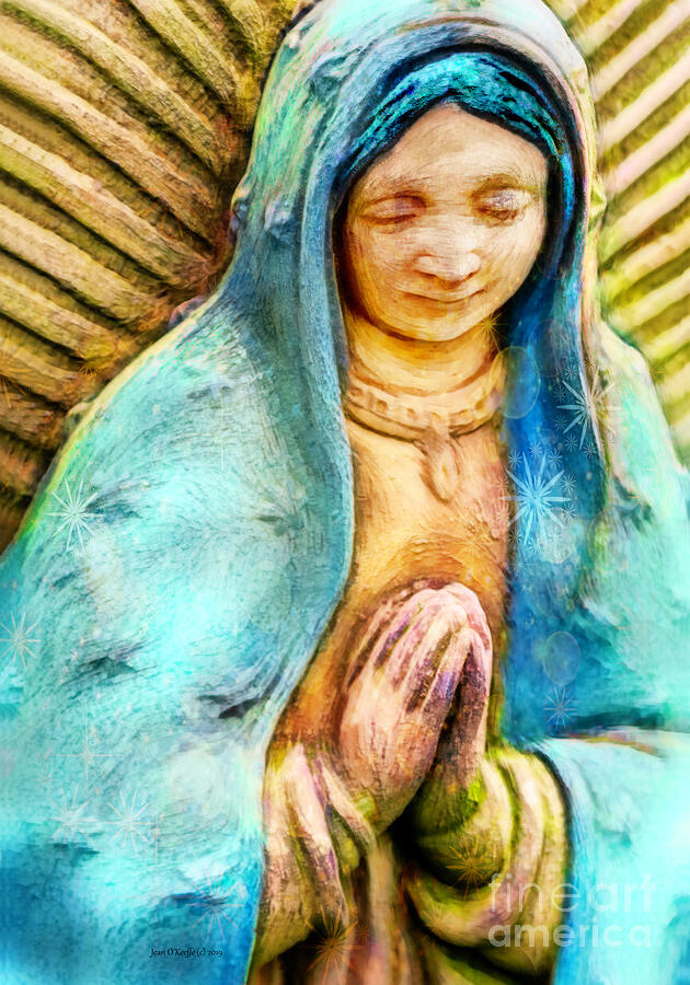 Madonna Digital Art - Our Lady Of Guadalupe by Jean OKeeffe Macro Abundance Art