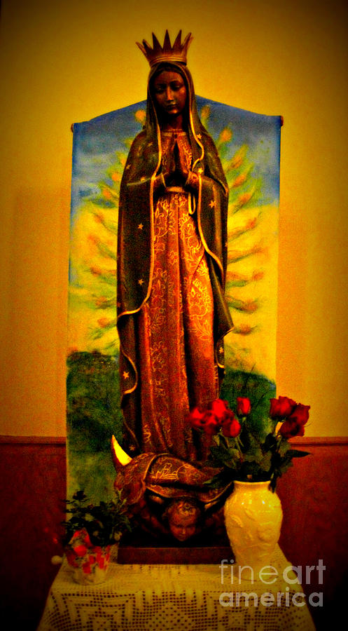 Our Lady of Guadalupe - Lomography Photograph by Frank J Casella