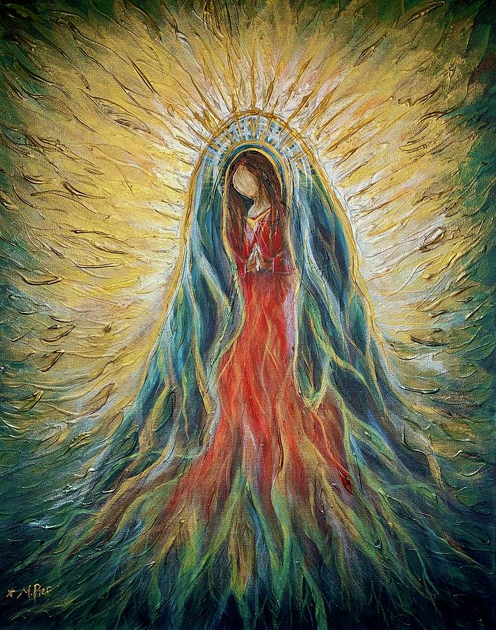 Our Lady of Guadalupe Painting by Michelle Pier