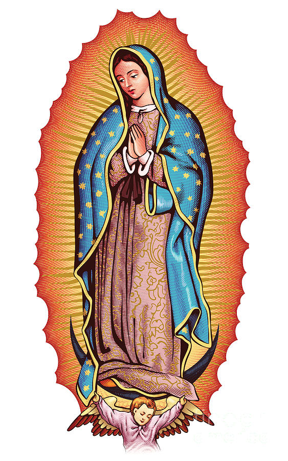 Our Lady of Guadalupe Virgin Mary Digital Art by Beltschazar - Fine Art ...