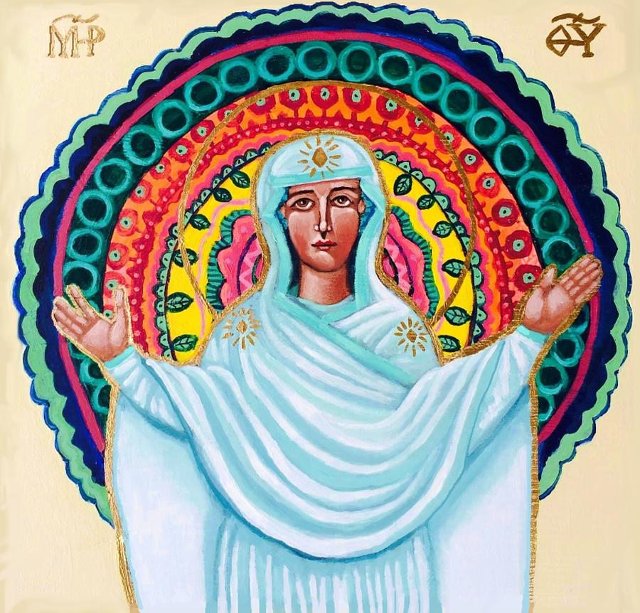Our Lady of Middletown Painting by Kelly Latimore