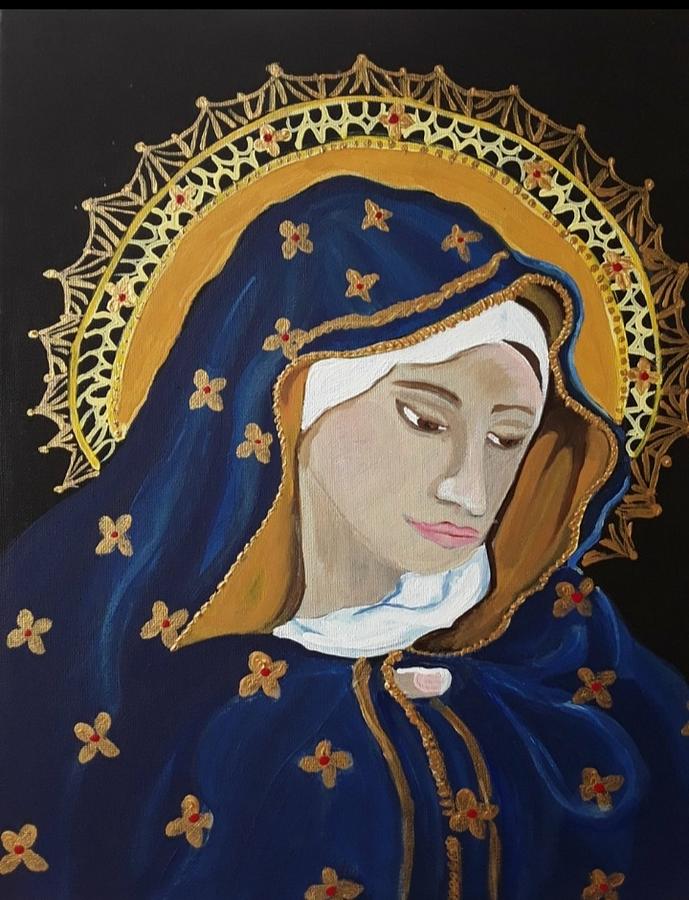 Our Lady of Sorrow Painting by Barbara Fincher Fine Art America