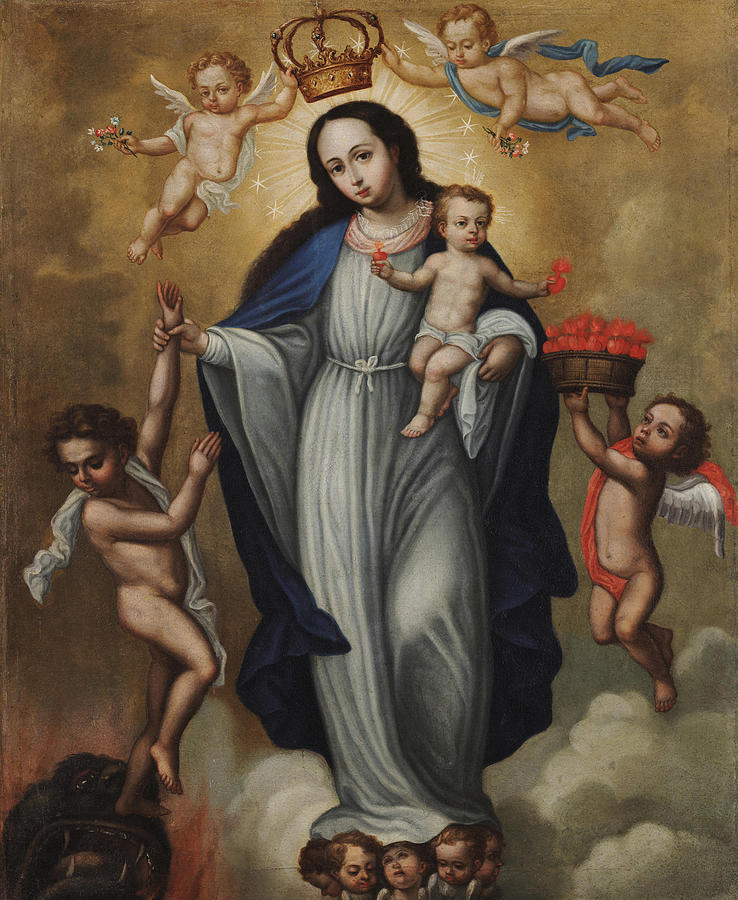 Unknown Painting - Our Lady of the Light  by Unknown