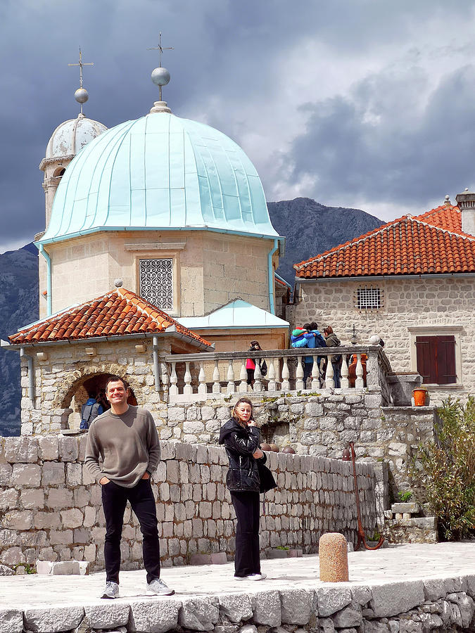 Church Photograph - Our Lady of the Rocks - Montenegro by Rebecca Harman