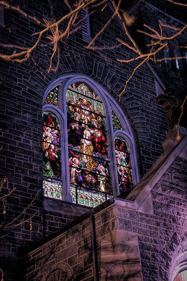 Our Lady Star of the Sea Stained Glass Window Photograph by Kristia Adams