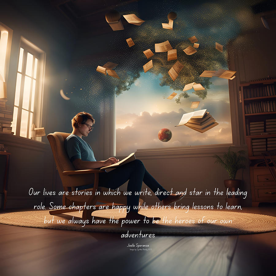 Our Lives Are Stories Digital Art by Cindys Creative Corner Our Lives Are Stories Digital Art by Cindys Creative Corner