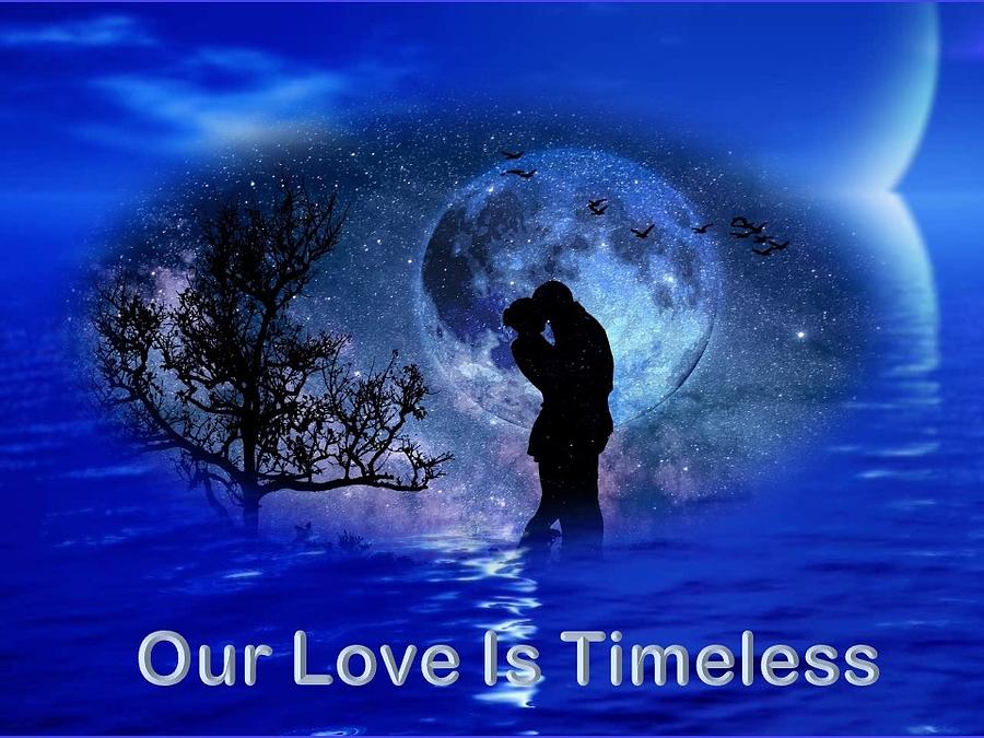 Our Love Is Timeless Mixed Media by Nancy Ayanna Wyatt