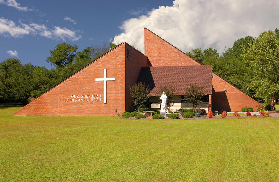 Our Shepherd Lutheran Church located in Hartsville Photograph by Bob Pardue