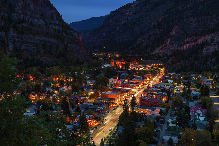 Ouray at Twilight Photograph by Andrew Soundarajan