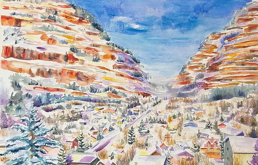 Ouray, Colorado Painting by Geeta Yerra
