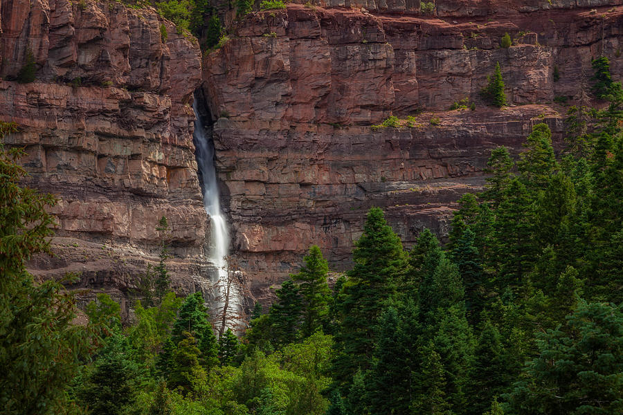 Ouray Colorado Waterfall Photograph by John A Rodriguez