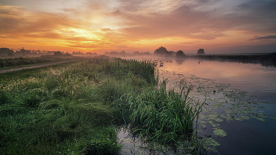 Ouse sunrise Photograph by James Billings