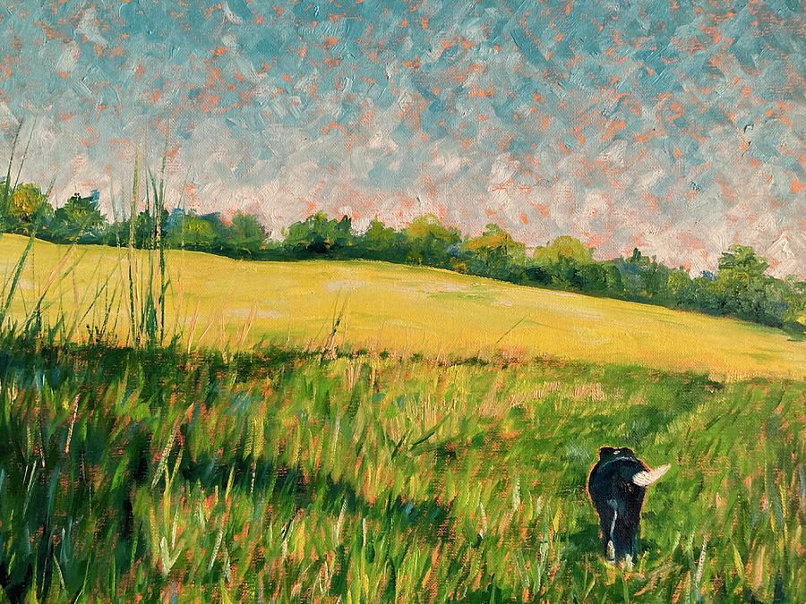 Out for a walk Painting by Daniel W Green