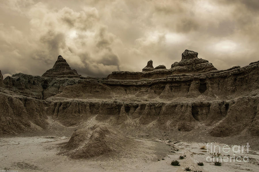 Out In The Badlands Photograph by Mitch Shindelbower