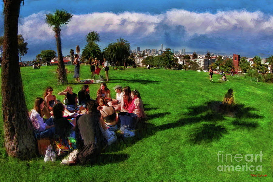 Out Of The Circle At Mission Dolores Park San Francisco Photograph by Blake Richards