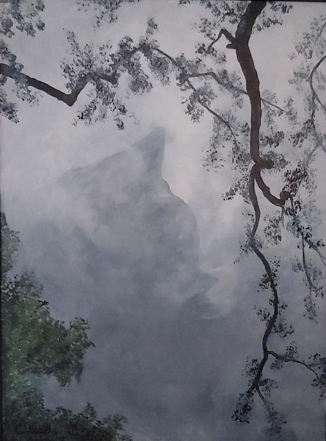 Out of the Myst. Painting by Catherine Hamill