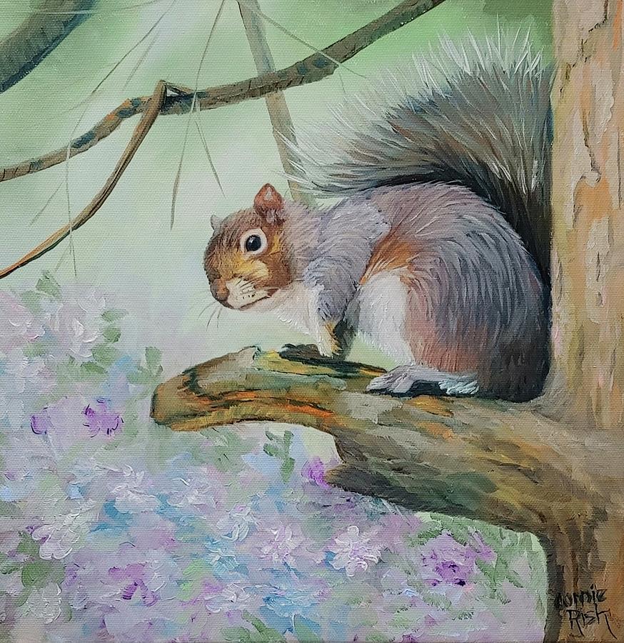Out on a Limb Painting by Connie Rish