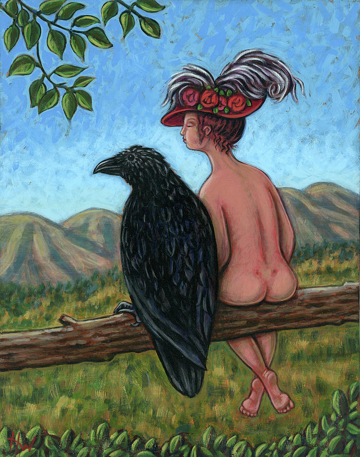 Out On A Limb Painting by Holly Wood