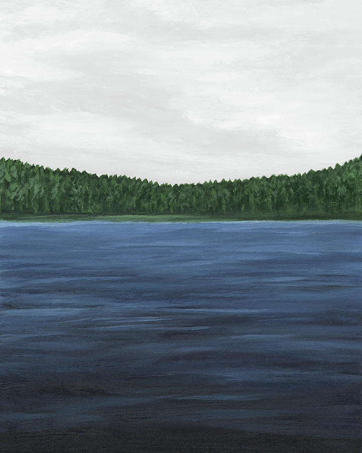 Out on the Lake Painting by Rachel Elise