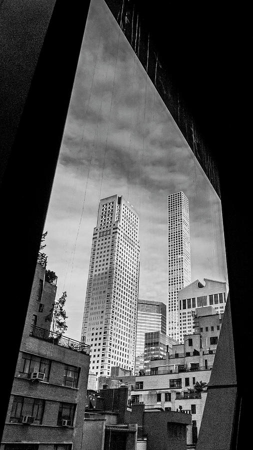 Out the Window at MOMA Photograph by Frank Winters