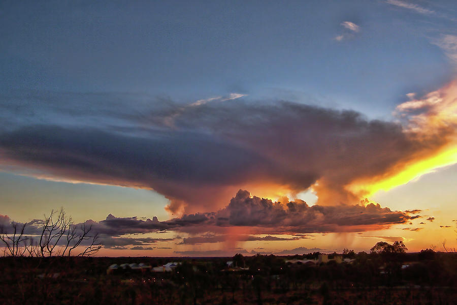 Outback Downpour Photograph by S Paul Sahm