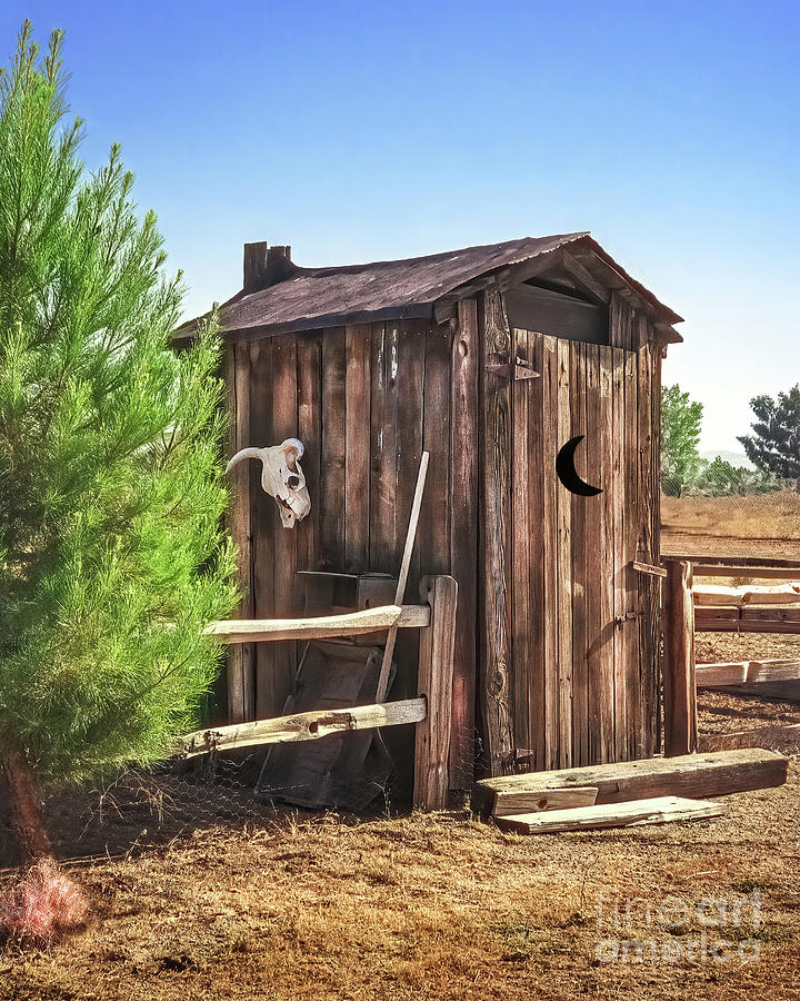 Outback Outhouse Photograph by Don Schimmel